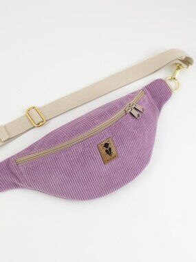N.O.A.S Handmade Lilac Hip Crossbody Bag Fanny Pack Medium